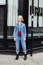 Load image into Gallery viewer, Red Pony Hair Phone Bag