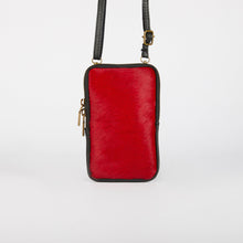 Load image into Gallery viewer, Red Pony Hair Phone Bag