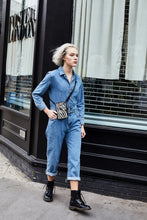 Load image into Gallery viewer, Zebra Print Leather Phone Bag