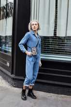 Load image into Gallery viewer, Zebra Print Leather Phone Bag