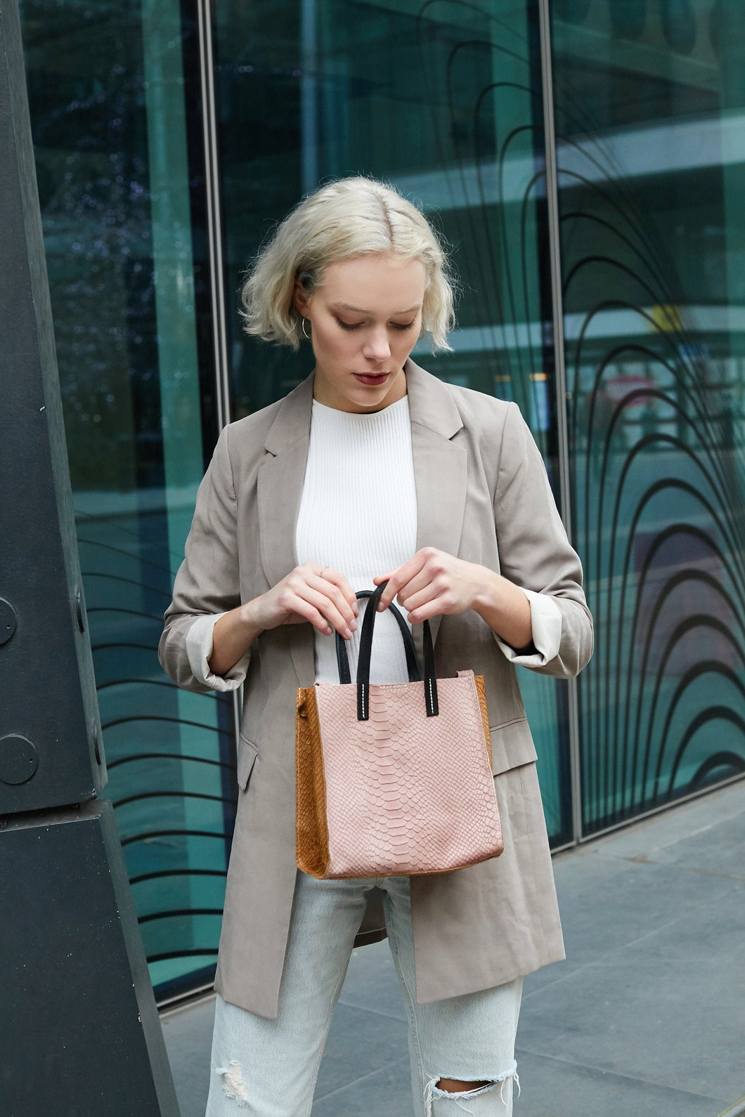 Pink Tote Bag
